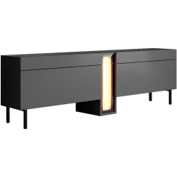 TV-Möbel Georis Anthrazit Holzwerkstoff B 180 cm