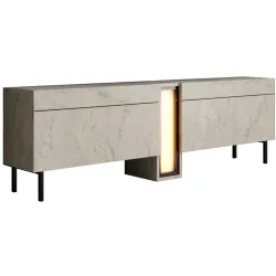 TV-Möbel Georis Travertin Holzwerkstoff B 180 cm