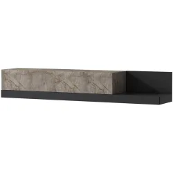 TV-Möbel Georis Gordion Marmor/Anthrazit Holzwerkstoff B 180 cm