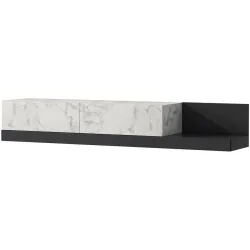 TV-Möbel Georis Marmo Marmor/Anthrazit Holzwerkstoff B 180 cm