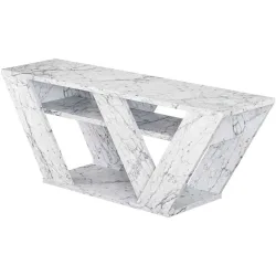 TV-Möbel Georis Carrara Marmor Holzwerkstoff B 110 cm