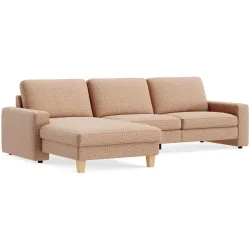 Ecksofa Step Basic Stoff Vita orange B 179 T 184 cm - Möbel Konfigurator: Traummöbel individuell zusammenstellen
