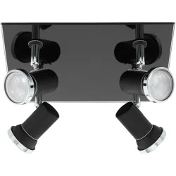Spot Tamara 1 schwarz, chrom B 260 cm