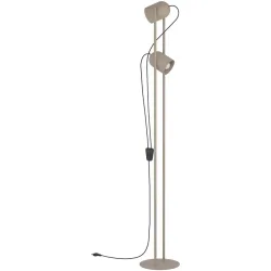 Stehlampe Tilston sandfarben H 142.5 cm