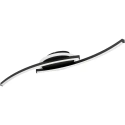 Deckenlampe Lungolago schwarz 1500 lm B 140 cm