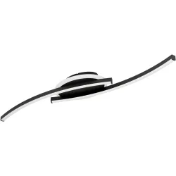 Deckenlampe Lungolago schwarz 1500 lm B 140 cm