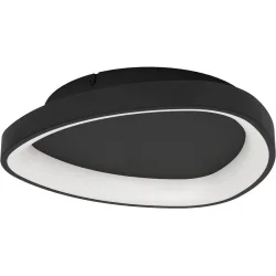 Deckenlampe Loretello schwarz 1440 lm Dimmbar B 35 cm