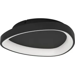 Deckenlampe Loretello schwarz 1440 lm Dimmbar B 35 cm