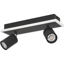 Spot Rimbocchi 1 schwarz 1500 lm B 10 cm