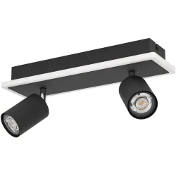 Spot Rimbocchi 1 schwarz 1500 lm B 10 cm