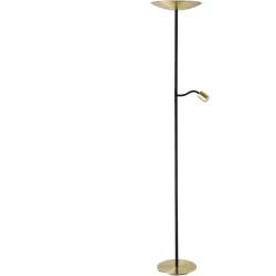 Stehlampe Conivarin messing-gebürstet, schwarz H 1700 cm