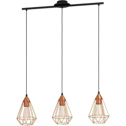 Pendellampe Tarbes schwarz B 175 cm
