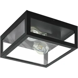 Deckenlampe Amezola schwarz B 13 cm