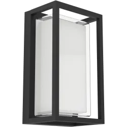 Wandlampe aussen Genovese schwarz-struktur IP65