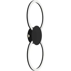 Wandlampe Venticello 1 schwarz B 300 cm