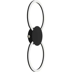 Wandlampe Venticello 1 schwarz B 300 cm