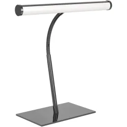 Tischlampe Riccione nickel-nero H 395 cm 500 lm