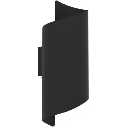 Wandlampe aussen Montarello schwarz B 7.5 cm IP44