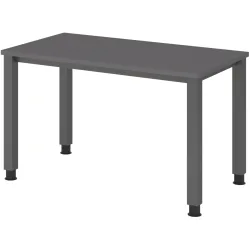 Schreibtisch Office Graphit manuelle Höhenverstellung 120 x 67.2 cm