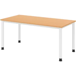 Schreibtisch Office Buche manuelle Höhenverstellung 160 x 80 cm