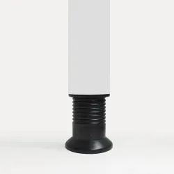 Schreibtisch Office Weiß manuelle Höhenverstellung 180 x 100 cm - Farbe: Weiss