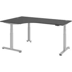 Schreibtisch Office Graphit elektrische Höhenverstellung 200 x 120 cm