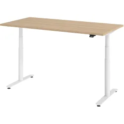 Schreibtisch Office Eiche elektrische Höhenverstellung 160 x 80 cm