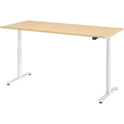 Schreibtisch Office Ahorn elektrische Höhenverstellung 180 x 80 cm