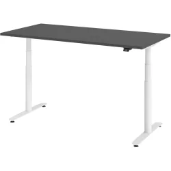 Schreibtisch Office Graphit elektrische Höhenverstellung 160 x 80 cm