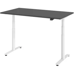 Schreibtisch Office Graphit elektrische Höhenverstellung 140 x 80 cm