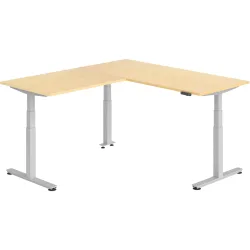 Schreibtisch Office Ahorn elektrische Höhenverstellung 200 x 180 cm