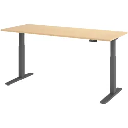 Schreibtisch Office Ahorn elektrische Höhenverstellung 200 x 80 cm