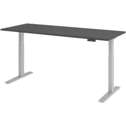Schreibtisch Office Graphit elektrische Höhenverstellung 200 x 80 cm