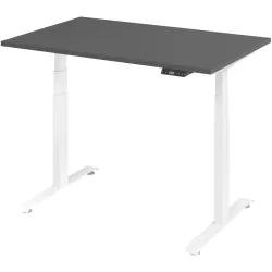 Schreibtisch Office Graphit elektrische Höhenverstellung 120 x 80 cm