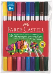 Faber Castell Faber-Castell Filzstift (Blau, 10 Stück)