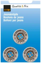 Coop Jeansknopf silber 20 mm 3 Stk.