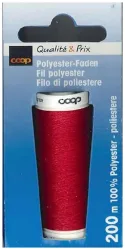 Coop Polyester Faden 200m rot 1027