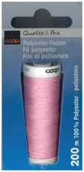 Coop Polyester Faden 200m rosa 1210
