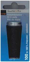 Coop Handnähfaden 100m schwarz 1008