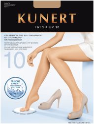 Kunert Fresh UP 10 Toeless Damen Fein Strumpfhosen Teint 38/40