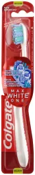 Colgate 360° White Expert Mittel Zahnbürste, für ein natürlich weisseres Lächeln