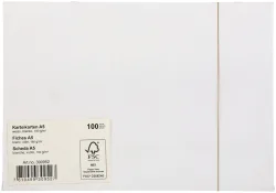 KarteikarteA5 blanko weiss 180g 100Blatt