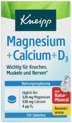 Kneipp Natürliches Magnesium + Calcium & Vitamin D3 150 Tabletten
