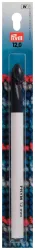 Prym Häkelnadel ohne Griff, grau 12.00 mm, 17 cm, Karte, Kunststoff