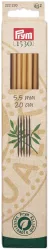 Prym 1530 Strumpfstricknadeln 5.50 mm, 20 cm, Bambus