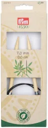 Prym 1530 Rundstricknadeln 7.00 mm, 80 cm, Bambus