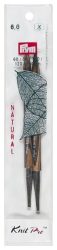 Prym 1530 Nadelspitzen lang 6.00 mm, 11.6 cm, Birkenholz