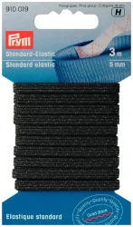 Prym Standard-Elastic schwarz 5 mm 3 m