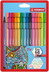 Stabilo Fasermaler Pen 68 15er Etui