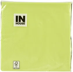 Inhouse Servietten lime 24cm 30 Stück